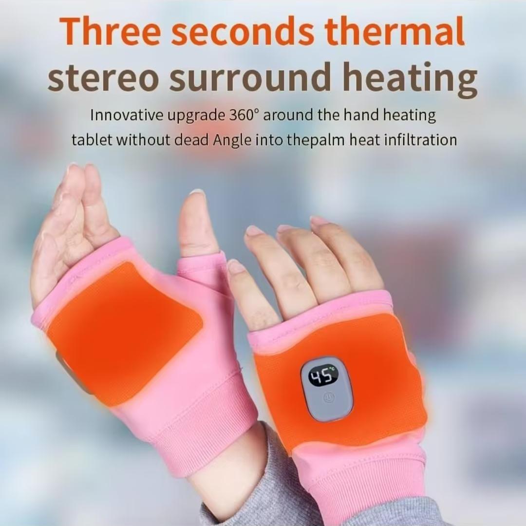 🎁LAST DAY SALE 49% OFF🎁Rechargeable Fingerless Thermal Gloves with 3 Heat Settings