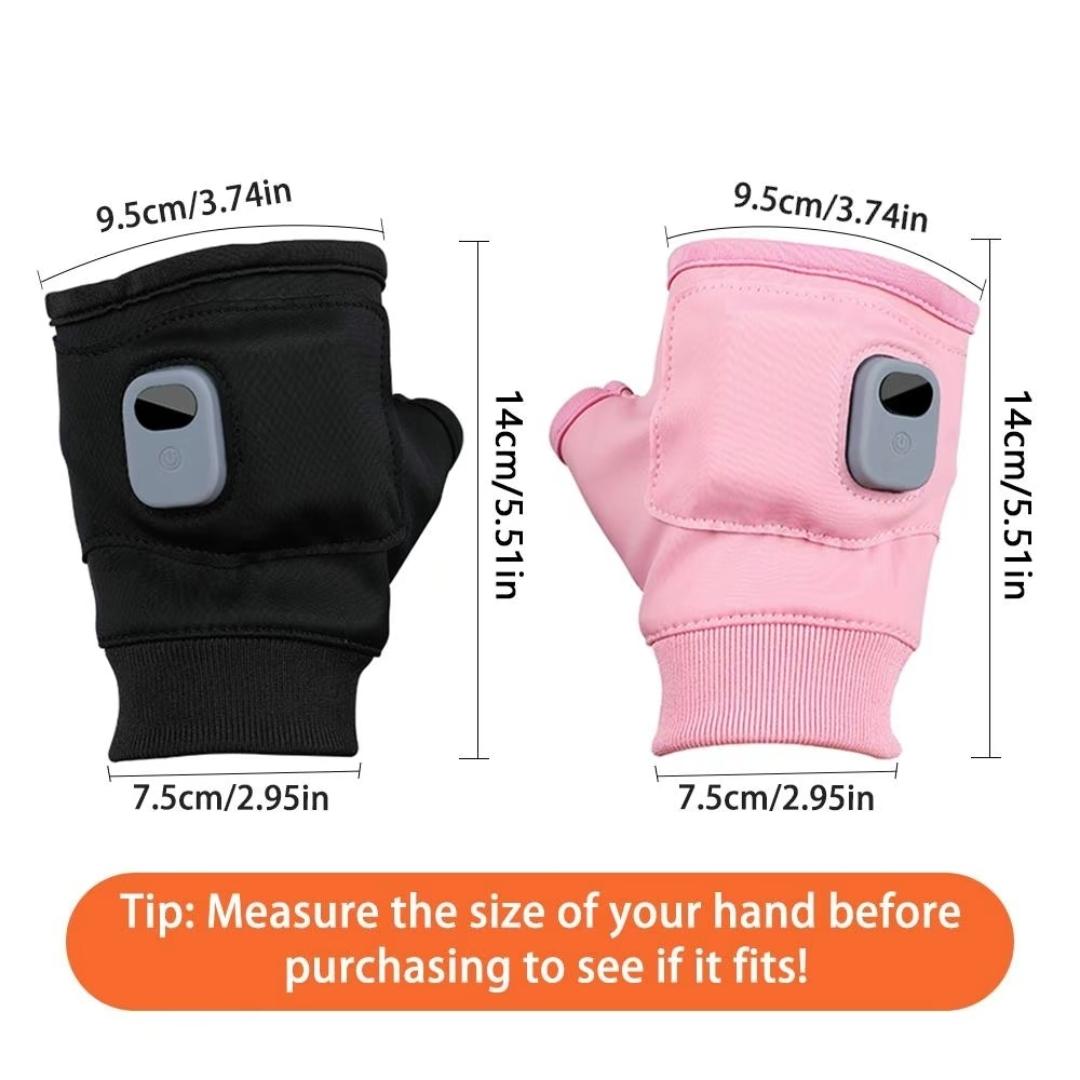 🎁LAST DAY SALE 49% OFF🎁Rechargeable Fingerless Thermal Gloves with 3 Heat Settings