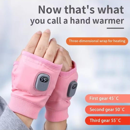 🎁LAST DAY SALE 49% OFF🎁Rechargeable Fingerless Thermal Gloves with 3 Heat Settings