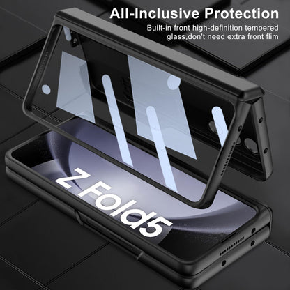 Suitable For Samsung Z FOLD5 Frosted Magnetic Hinge Bracket Phone Case