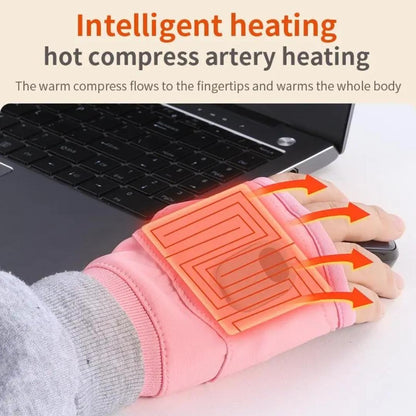 🎁LAST DAY SALE 49% OFF🎁Rechargeable Fingerless Thermal Gloves with 3 Heat Settings